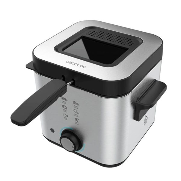 Freidora cecotec cleanfry infinity 900w 1.5l