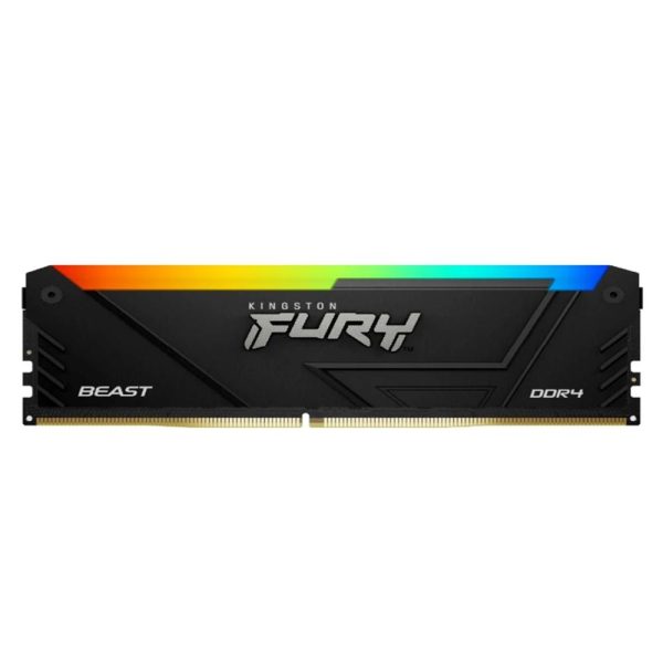 Memoria ram kingston fury beast rgb ddr4 3200mhz 16gb cl17