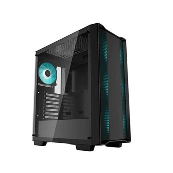Caja ordenador gaming deepcool atx cc560 v2 cristal templado negro