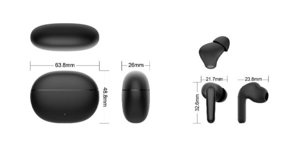 AURICULAR DAEWOO TWS CANC.RUIDO ANC+ENC BT5.3 IPX5 NEGRO 35MAH/470MAH - Image 6