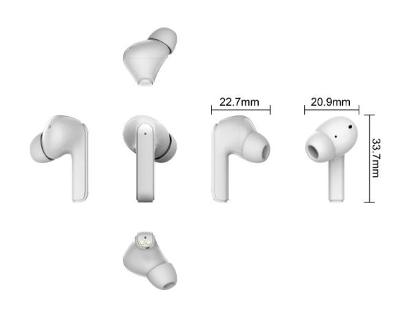 AURICULAR DAEWOO TWS CANC.RUIDO LLAMADAS ENC BT5.3 BLANCO 40MAH/500MAH - Image 6