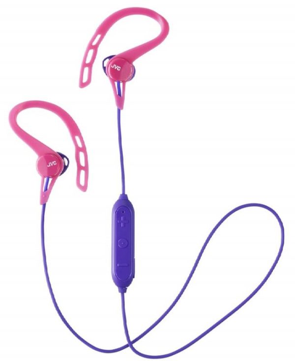 AURICULAR JVC BLUETOOTH SPORT - CONTROL VOLUMEN - MICROFONO - ROSA