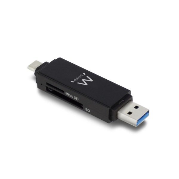 Lector de tarjetas compacto ewent usb 3.1 gen 1 tipo c - tipo a