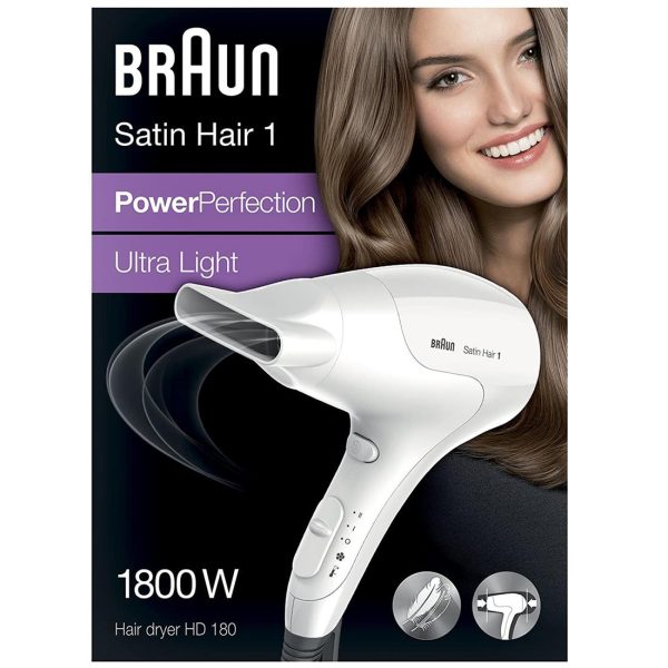 SECADOR DE PELO BRAUN 1800W 2 NIVELES - Image 2