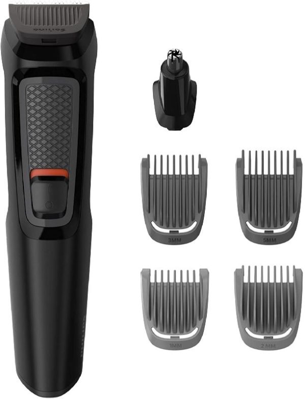 BARBERO MULTIGROOM PHILIPS CON ACCESORIOS (4 PEINES - NARICERO Y BARBERO)