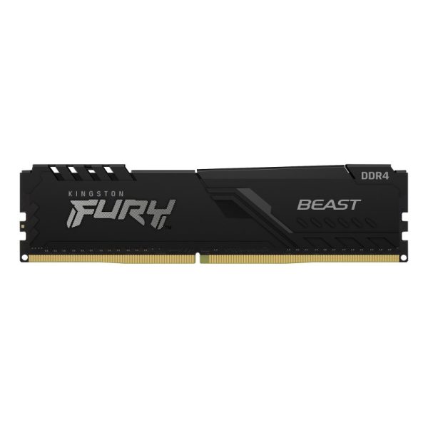 Memoria ram ddr4 4gb kingston - 2666mhz - pc4 21300 - fury beast negro - cl16