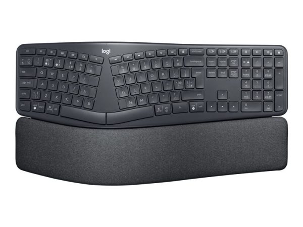 Teclado logitech ergo k860 split for business con logi bolt bluetooth wireles inalambrico grafito