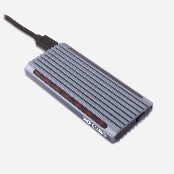 Mini carcasa disco ssd deep gaming dg - mcm - nvme1 nvme m.2 usb 3.1 gen 2 rgb