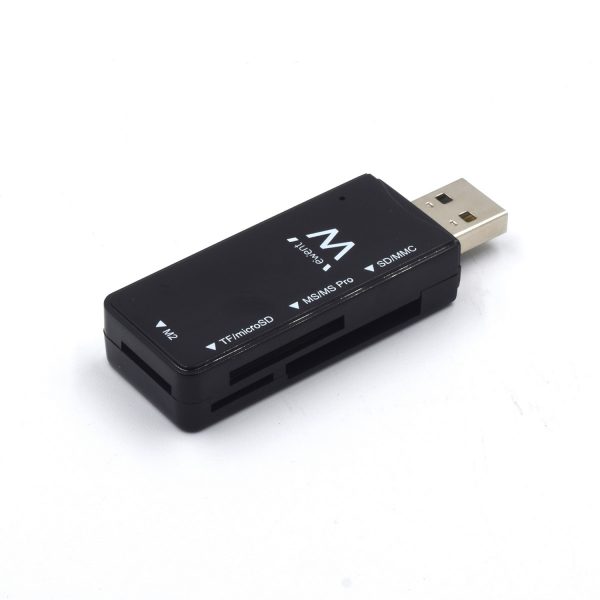 Lector de tarjetas multiple usb 2.0 ewent ew1049 ms - sd - t - flash - m2