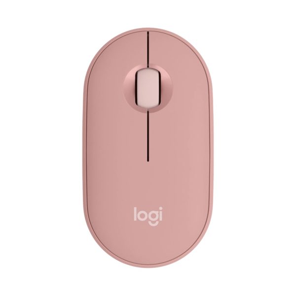 Raton inalambrico pebble mouse 2 m350s rosa