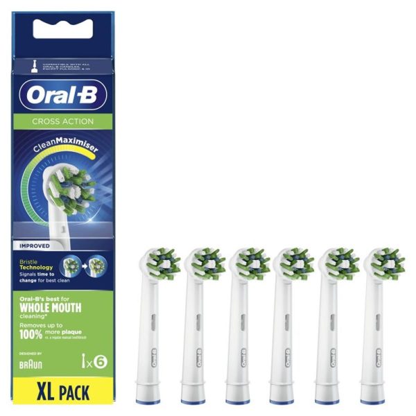 Pack de 6 cabezales braun oral - b eb50 - 6