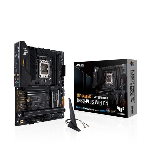 Placa base asus tuf gaming b660 - plus wifi d4 socket 1700 ddr4 x4 max 128gb 3200mhz usb - c hdmi displayport atx