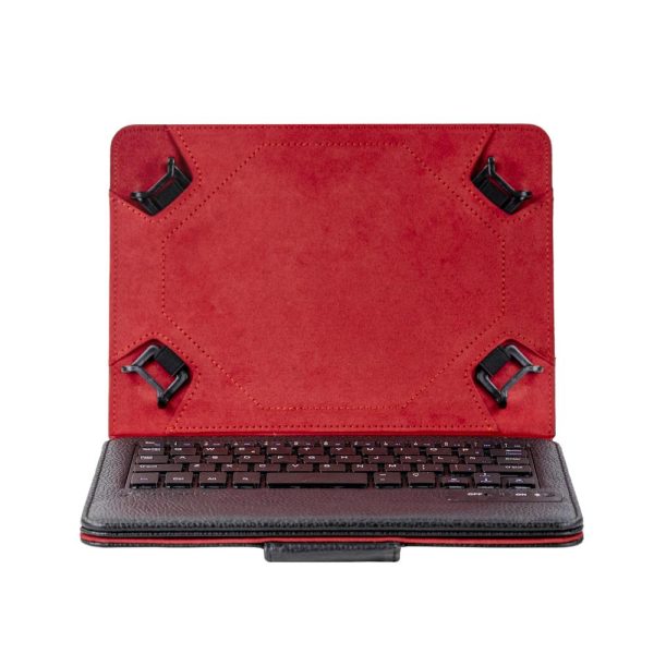 Funda para tablet phoenix hasta 8 pulgadas teclado bluetooth universal