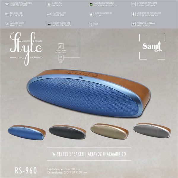 ALTAVOZ SAMI COMBI PIEL STYLE USB/BT/MICR/RAD 6W - Image 2