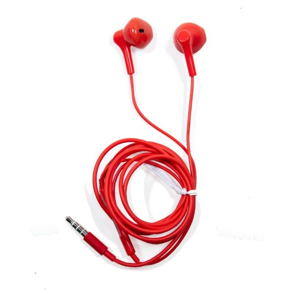 Auriculares 3,5 mm COOL Bora Stereo Con Micro Rojo - Image 3