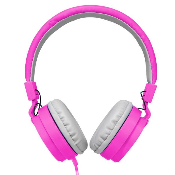 Auriculares Cascos Jack 3,5 mm COOL Toronto Con Micro Rosa - Image 7