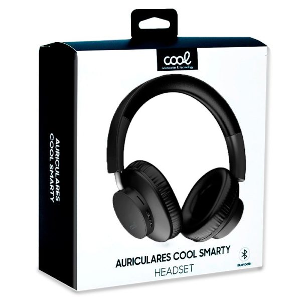 Auriculares Stereo Bluetooth Cascos COOL Smarty Negro - Image 10