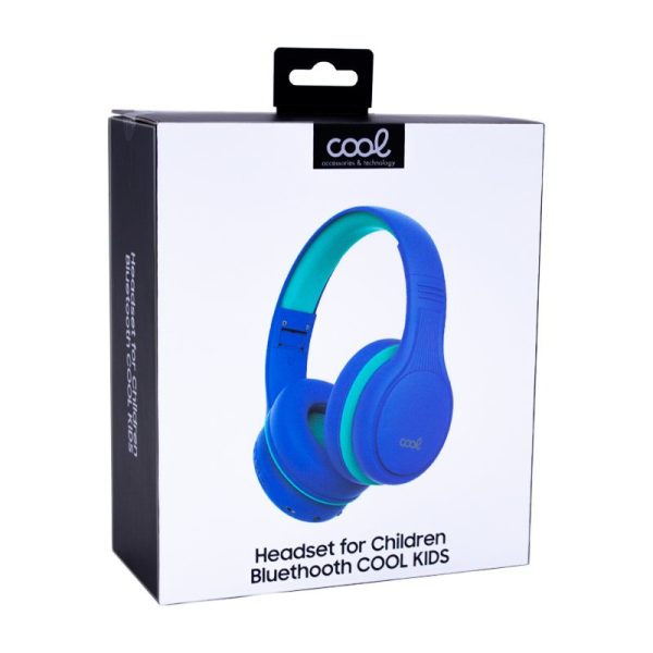 Auriculares Stereo Bluetooth Cascos Infantiles COOL Kids Azul (Volumen Limitado) - Image 4