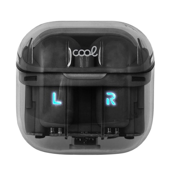 Auriculares Stereo Bluetooth Dual Pod Earbuds COOL Crystal Negro - Image 4