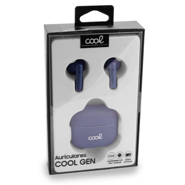 Auriculares Stereo Bluetooth Earbuds COOL Gen Azul - Image 5