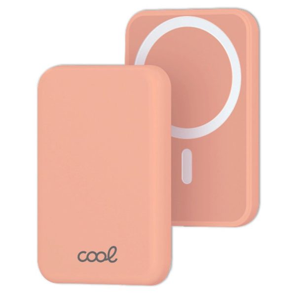 Bateria Externa Universal MAGNÉTICA Power Bank Qi 5000 mAh COOL Rosa - Image 3