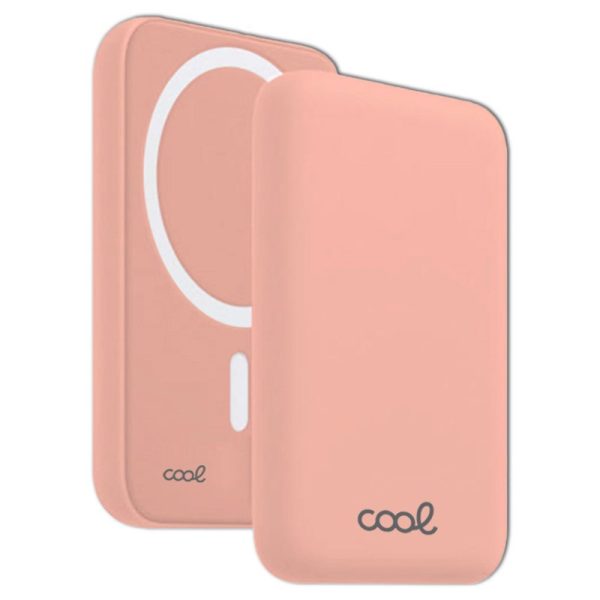 Bateria Externa Universal MAGNÉTICA Power Bank Qi 5000 mAh COOL Rosa - Image 5