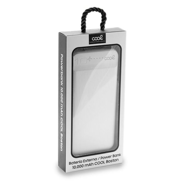 Bateria Externa Universal Power Bank 10.000 mAh (2 x usb / 2A) COOL Boston Blanco - Image 6