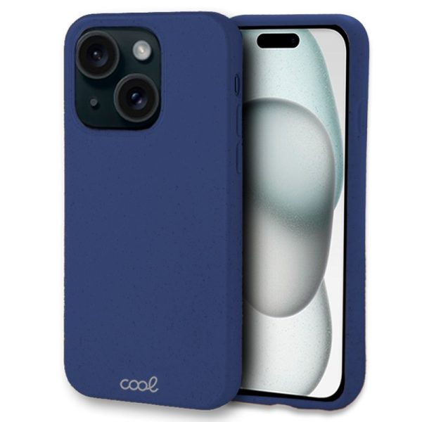Carcasa COOL para iPhone 15 Eco Biodegradable Marino