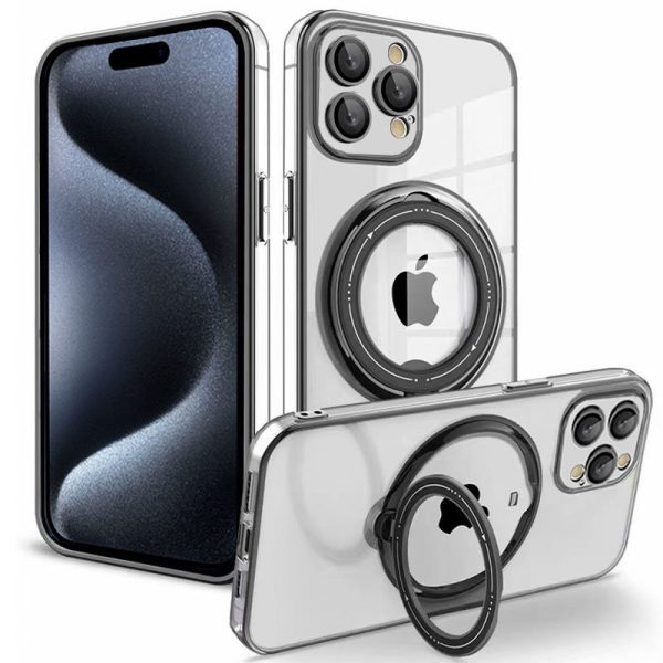 Carcasa COOL para iPhone 15 Pro Magnética Ring Negro - Image 2