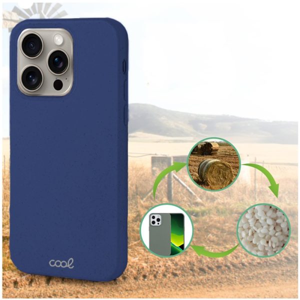 Carcasa COOL para iPhone 15 Pro Max Eco Biodegradable Marino - Image 2