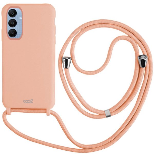 Carcasa COOL para Samsung A256 Galaxy A25 5G Cordón Liso Rosa