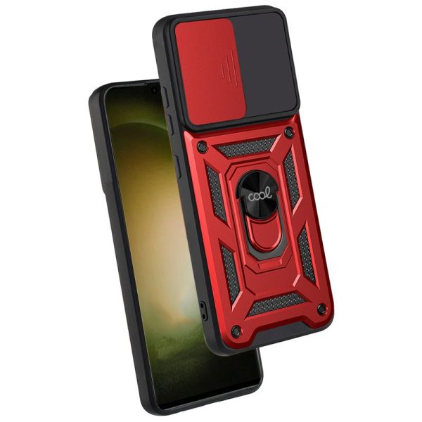 Carcasa COOL para Samsung S918 Galaxy S23 Ultra Hard Ring Rojo - Image 2