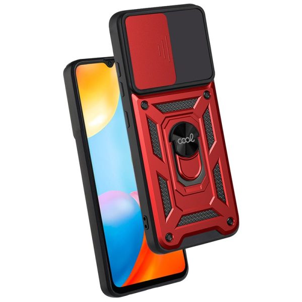 Carcasa COOL para Xiaomi Redmi 10C Hard Ring Rojo - Image 3