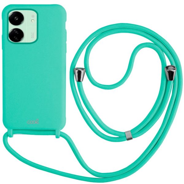 Carcasa COOL para Xiaomi Redmi 13C / Poco C65 Cordón Liso Mint