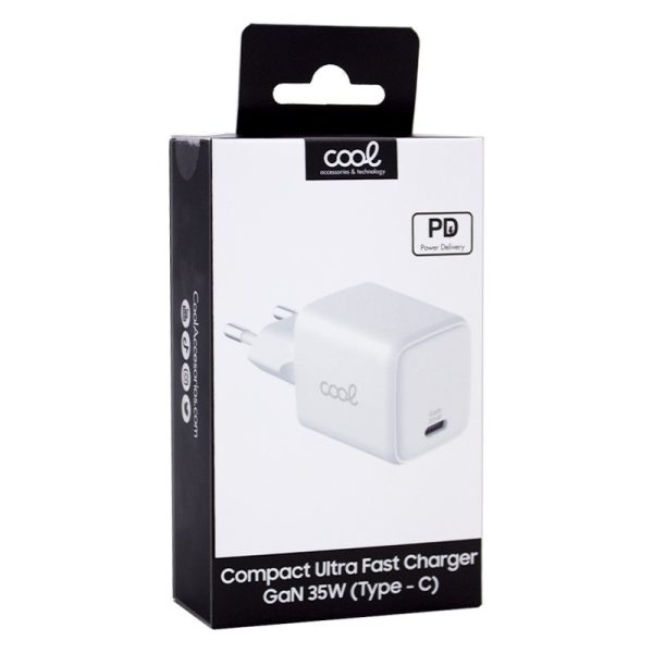 Cargador Red Universal Ultra Fast (PD) Tipo-C COOL (35W) Blanco - Image 6