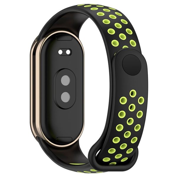 Correa COOL para Xiaomi Smart Band 8 Sport Negro-Verde - Image 3