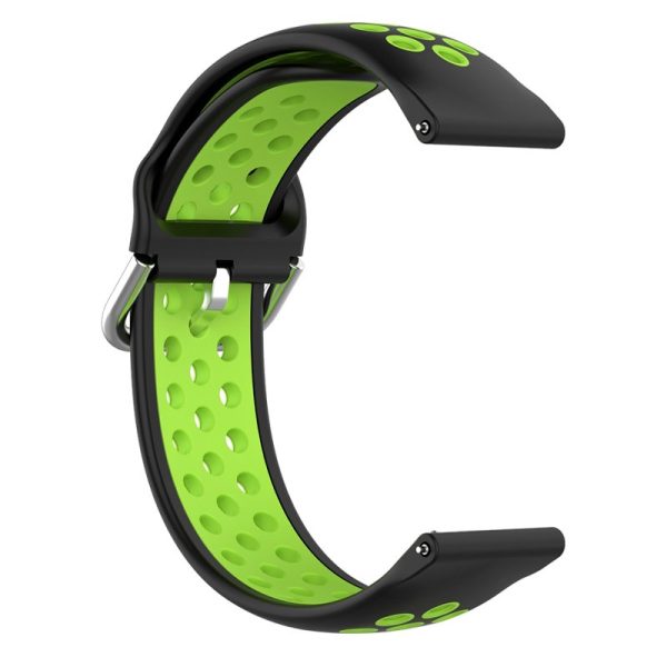 Correa Universal 20mm Amazfit Bip / GTS / Bip Lite / Huawei / Samsung / COOL Goma Negro-Verde - Image 3