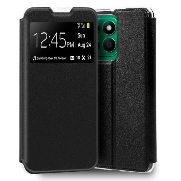 Funda COOL Flip Cover para Huawei Honor X8B Liso Negro