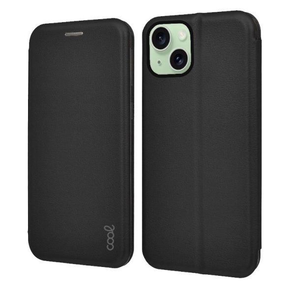 Funda COOL Flip Cover para iPhone 15 Plus Elegance Negro - Image 5