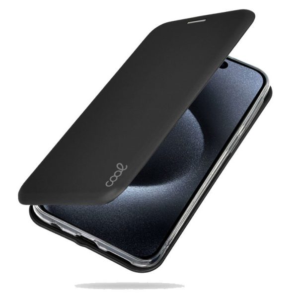 Funda COOL Flip Cover para iPhone 15 Pro Elegance Negro - Image 2