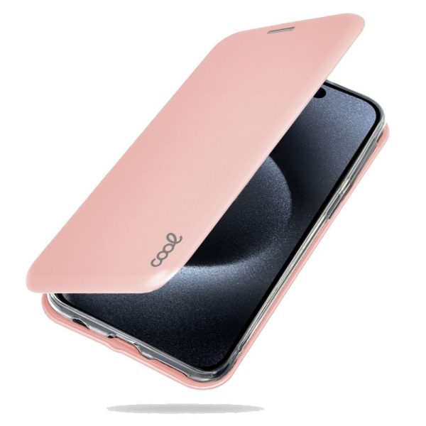 Funda COOL Flip Cover para iPhone 15 Pro Elegance Rose Gold - Image 3