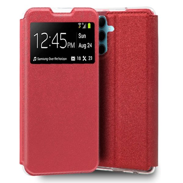 Funda COOL Flip Cover para Samsung A356 Galaxy A35 5G Liso Rojo