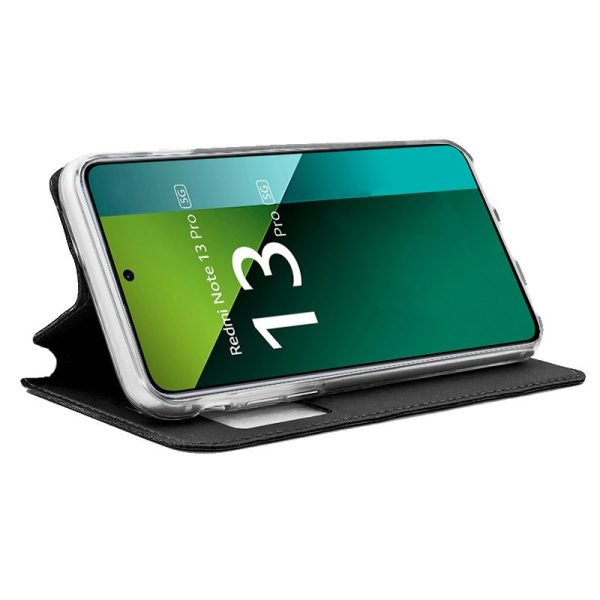 Funda COOL Flip Cover para Xiaomi Redmi Note 13 Pro 5G Liso Negro - Image 2
