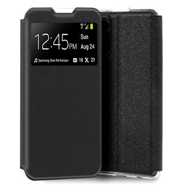 Funda COOL Flip Cover para ZTE Blade A31 Plus Liso Negro