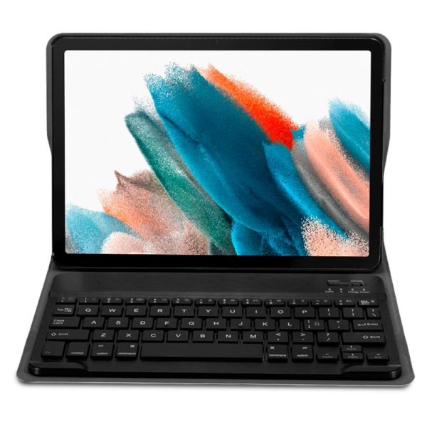 Funda COOL para Samsung Galaxy Tab A8 X200 / X205 Polipiel Teclado Bluetooth Negro 10.5 pulg - Image 3