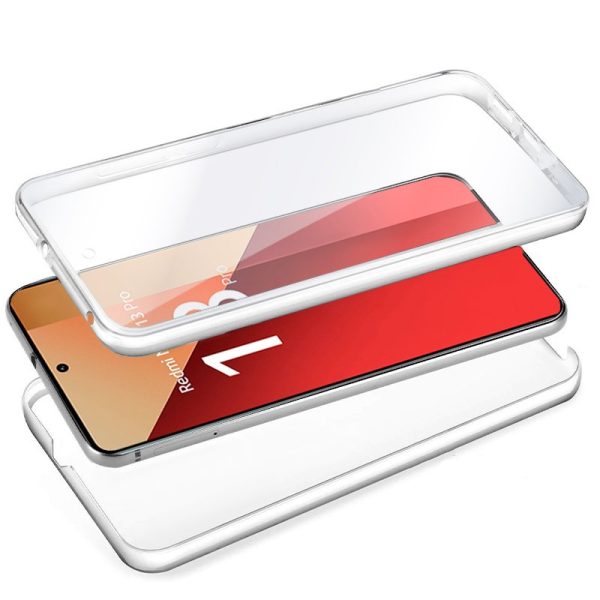 Funda COOL Silicona 3D para Xiaomi Redmi Note 13 Pro (Transparente Frontal + Trasera) - Image 2