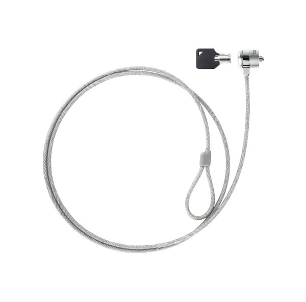 CABLE DE SEGURIDAD TOOQ CON LLAVE PARA PORTÁTILES 1.5M