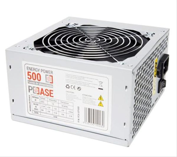 FUENTE ATX 500W PCCASE EP-500  (20+4PIN)