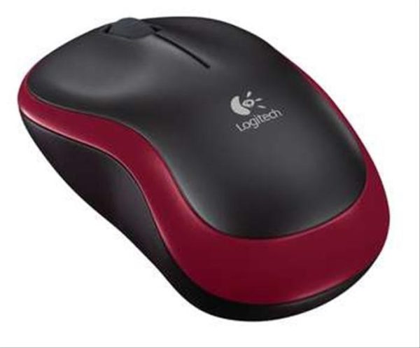 RATON LOGITECH M185 ROJO WIRELESS