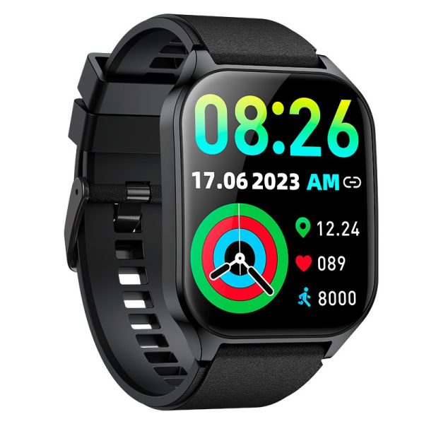 Smartwatch COOL Pantalla Amoled Curved Silicona Negro (Llamadas, Salud, Deporte) - Image 2